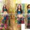 Heavenly Blue & Golden Color Combination Royal Drapes Cotton Blends Designer Sarees