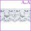 new design fashion mesh lace fabric for garment embroidered fabric