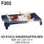 Unassemble Kids plastic stackable cot bed