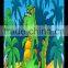 made in china custom Dinosaur pattern velvet reactive printed 100% cotton beach towel 70*140cm