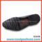 China factory handsome black  dress shoes for men