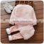 B41002A Cute children clothing sets girls sweatshirt and trousers