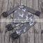 High quality cheap discount baby clothing set pink flower print kids girl 2pcs boutique outfit long sleeve t-shirt pants clothes