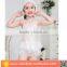 White Pretty Animal-print One Piece Kids Swimsuit Child Beachwear