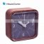 Round Shape Clocks Wooden Desktop Alarm Clock With High Quality