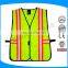 customized logo 100% polyester light weighted training reflective vest