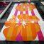 Orange Square Printing Picture 100% Cotton Quick-Dry Woven Towel