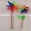 Hot-Sell High Quality Plastic Rainbow Outdoor Decoration Windmill