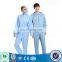 Blue anti-static gown coverall workwear male and female uniform