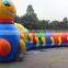 HI New customized PVC cheap inflatable football helmet tunnel for sale