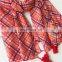 New Spring Autumn Scarf Grid Fashion Female Beach Towel Thin Tourism Wind Sunscreen