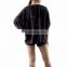 NAPAT Womens Tunic Dress Bohemian 3/4 Sleeve Striped Ruffle Tunic Tops Custom Design