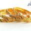 Wholesale One Gram Gold plated bangles/bracelets - Artificial gold bangles - African gold plated bangles - south indian bangles