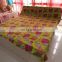 Latest design 100% cotton simple washing India quilted kantha bedspread