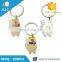 Cheap popular 3d custom shaped keychain metal