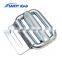 2" white Zinc Plated Adjustable Sliding Buckle