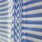 Hot sell blue white stripe PE waterproof Tarpaulin