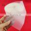 Ultra Thin 4" 100mm White Sew on Molded plastic Hook and Loop Tape
