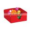 customized color protective baskets handles felt cloth storage basket with handle