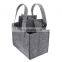 New design single felt wine bottle bag wholesale