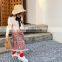 Autumn New Girl Super Western Style Three-piece Korean Little Girl Knitted Top + Lace Vest + Floral Half Skirt