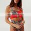 women Sexy Patchwork Leopard Bikini 2019 New Arrival Padded High Waist Swimwear Female Swimsuit Brazilian Biquini S-L