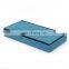 Customized modern and fashion faux linen folded storage stool ottoman bench