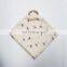 Gentle Lovely Baby Bamboo Cotton 4 Layers Muslin Blanket With Teething Ring Soothing Towel Comforter Blanket