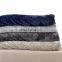 Custom Design Polyester Printed royal blue Flannel Fleece brushed Blanket for winter