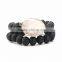 FULL-0335 2016 popular wholesale women's beaded accessories bracelets,Druzy stretch bracelet