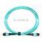 Factory price 8 12 24 fibers fiber optic MTP MPO patch cable