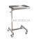 Good quality hospital furniture Stainless Steel Plate Mayo Trolley for hospital