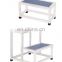 China supplier stainless steel type medical footstool single and double layer for operating room
