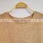 Fashion cony hair beautiful sweaters for woman