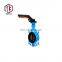 Tyco China Supplier Best Selling DN65 Wafer Type Lined Cast Iron Butterfly Valve For Water Oli Gas