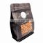 Custom printed 12oz matte laminated foil bag flat bottom coffee bags with valve