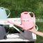 Hot Sale High Quality Elegant Modern Small Custom Pink Plant White Plastic Watering Can