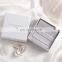 PandaSew 8x8cm Gray Microfiber Jewelry Packaging Bags Jewelry Pouch with Custom Logo