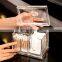 Hot Sale Multi Functional Acrylic Makeup Cotton Box for Cosmetic Cotton