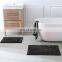 2022 new design floor mats bathroom mat set 2 piece for bathroom chenille bath mat