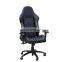 Black PVC racing style no hole gaming chair