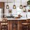 home vintage indoor wood lights fixtures hanging chain chandelier pedant lighting