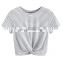 wholesale custom t-shirt 100% custom cotton t shirt men's custom Crop top shirt printing