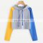Drop shipping New arrival crop sweaters wholesale ladies cropped pullover shirts hoodies crop top