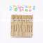 Party Use Healthy Disposable Bamboo Fruit Fork