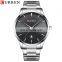 CURREN Brand stainless steel waterproof quartz watch business calendar men's fashion gold watch
