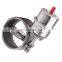 2.5in 63mm Car Exhaust Control Valve Boost Vacuum Activated Exhaust Cutout/Dump Air Vent Outlet Fit for E30 Silver