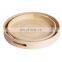 Healthy Product Spun Bamboo Serving Tray Storage Tray Coffee Tray Wholesale In Bulk