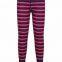 Kids yarn dyed stripe merino thermal underwear merino thermal baselayer for children