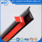 universal slanted t type weatherstrip edge trim car rubber seal strip for front bumper light gap